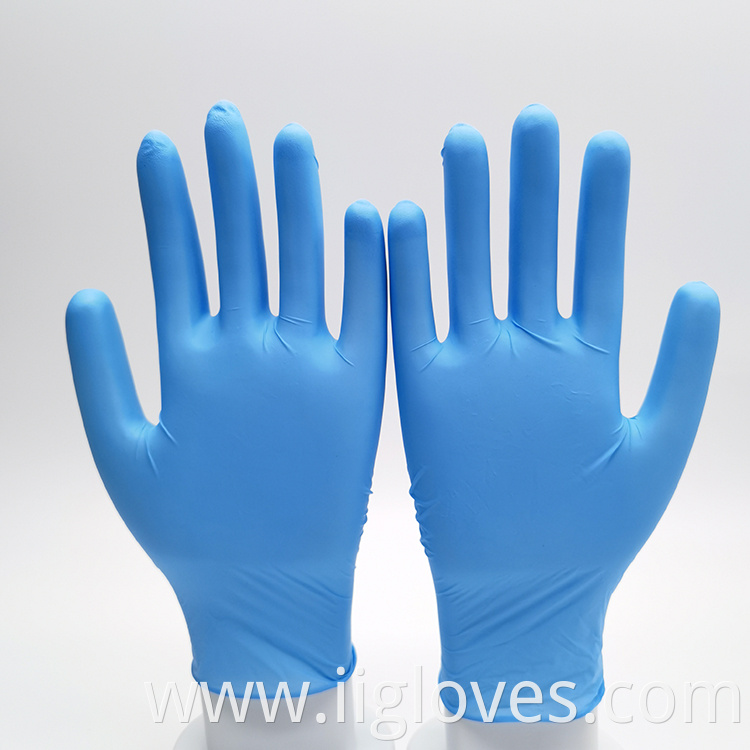 Manufacturers Custom Individually Packaged Cheap Price Yellow Powder Tattoo Household 12 inch Nitrile Gloves